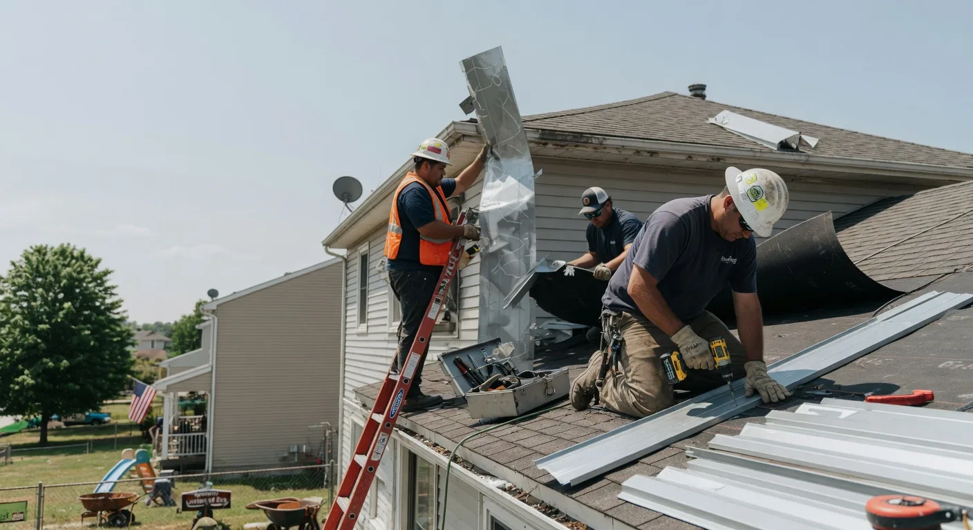 Storm Damage Metal Roof Repair in Greenville Junction, ME